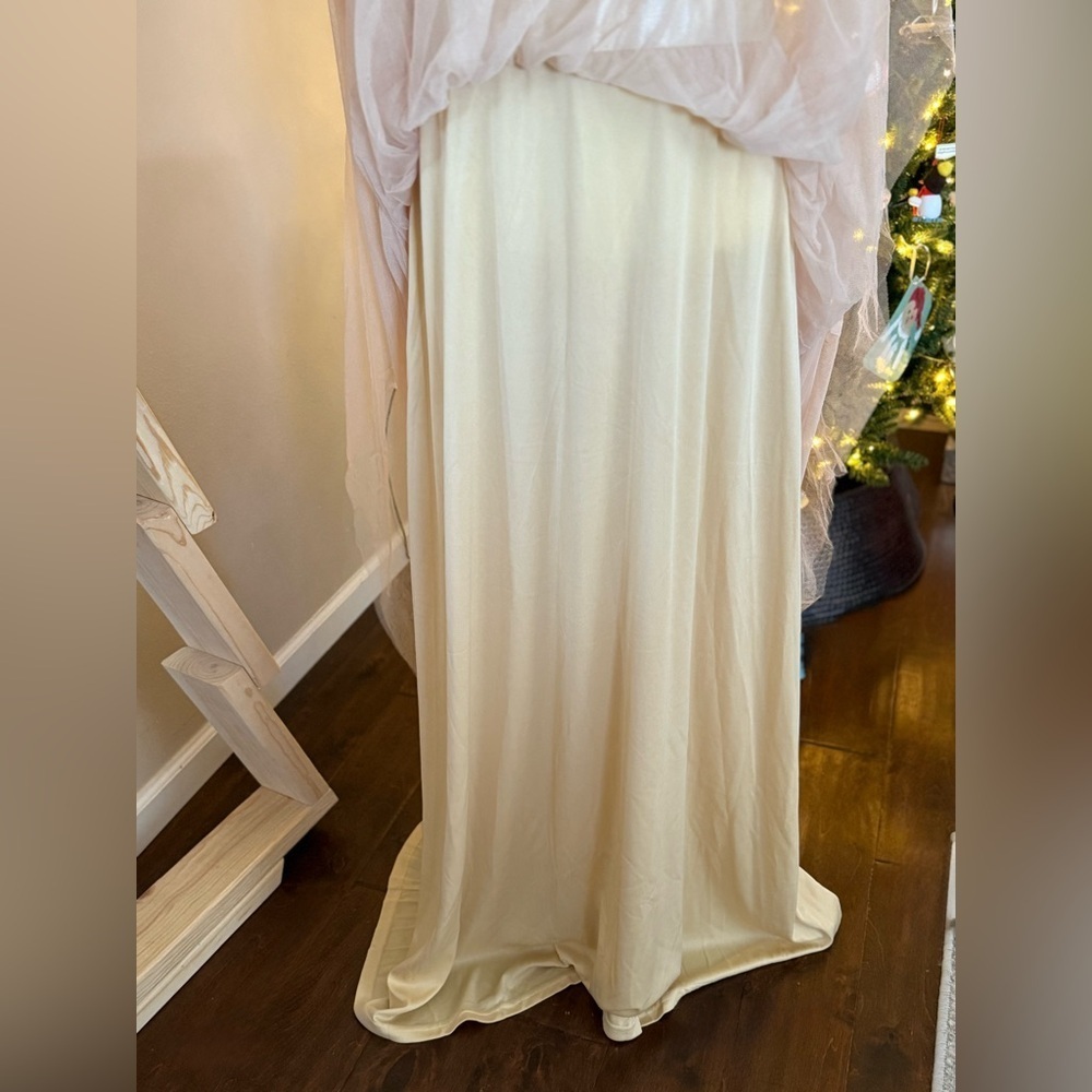 Ever Pretty Cream Dress with Gold Sequins, 16 - Picture 11 of 16